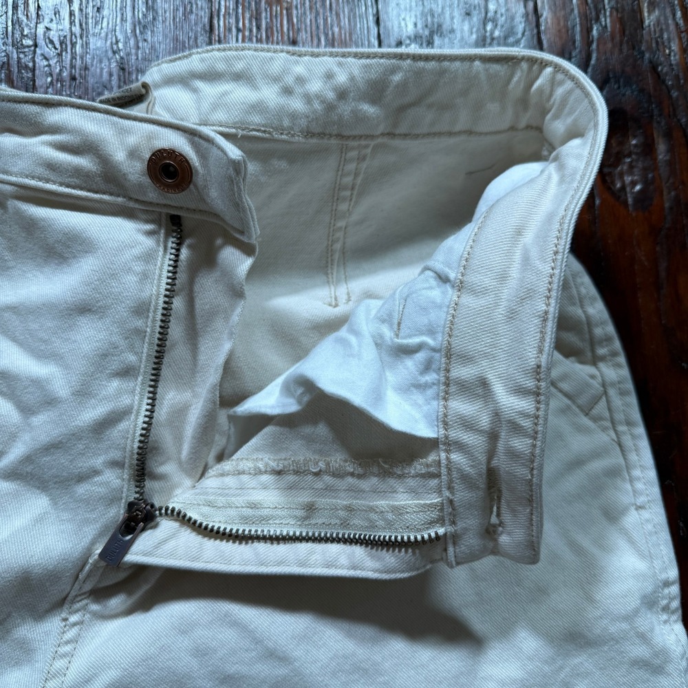 Duluth Trading Co Pants Womens 8 White Makers Studio Wide Leg Utility Stretch‎ - Picture 9 of 12
